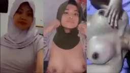 Hijab Puting Tindik 2, Pamer Belahan Montok Bikin Liur Netek.