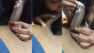 Istri Memberikan Blowjob Panas Dan Penuh Gairah Pada Suaminya Dengan Gaya Desi Yang Menggoda