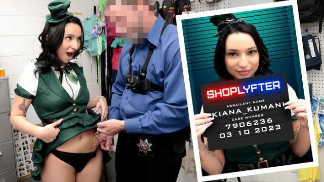 Pencuri Hari St. Patty Yang Nakal: Kiana Kumani Digeledah Di Toko