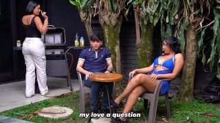 Diam-diam, Mama Genit Menggoda Pacar Anaknya Di Belakang – Big Jackson & Lina Henao
