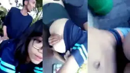 Jamet Colmekin Abg Cindo Di Taman, Crot Di Bangku.