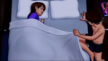 Sesuatu Berubah Saat Ibu Tiri Menatapku (18+), Nafas Tercekat, Tubuh Bergetar