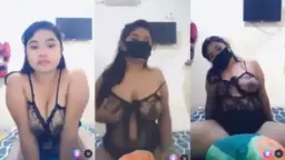 Tinna Pake Dalaman Item Bikin Ngiler, Siap Digoyang.