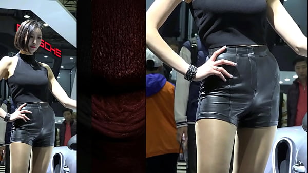Gadis China Goyang-goyang Pakai Hotpants Kulit Bikin Makin Panas, Siap Bikin Kamu Tegang.